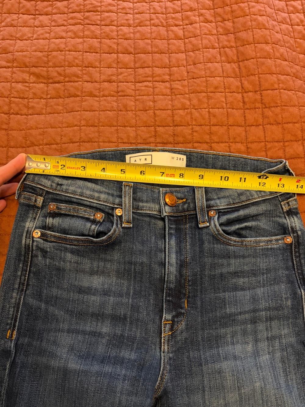 AYR The Pop Jeans 28s | Cropped Straight Leg - Picture 4 of 6